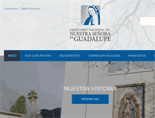 Tablet Screenshot of guadalupe-sacramento.org